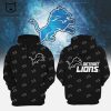 Detroit Lions Football Mix Color NFL Logo Design 3D Hoodie