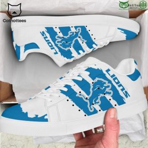 Detroit Lions Football White Blue Design Stan Smith