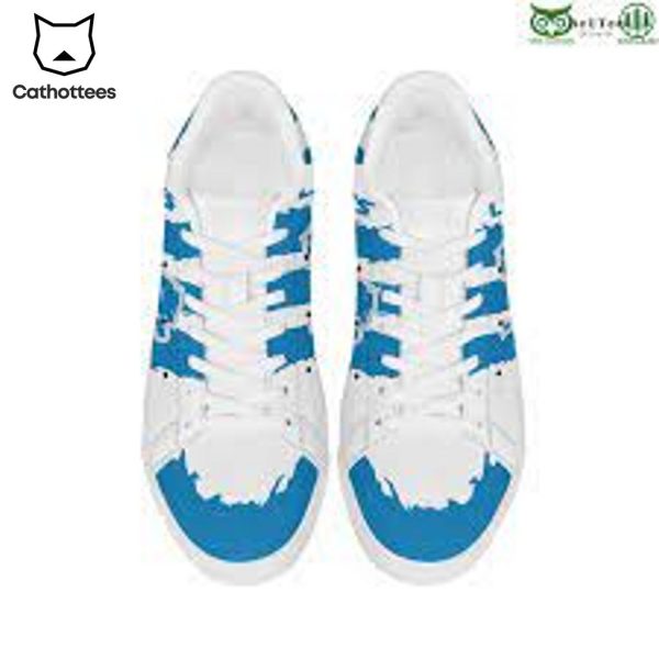 Detroit Lions Football White Blue Design Stan Smith