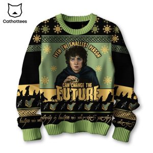 Even The Smallest Person Can Change The Future Portrait Design 3D Sweater