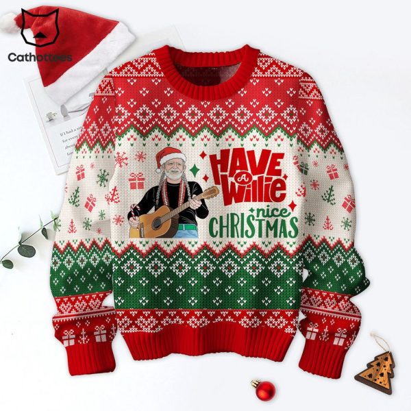 Have Willie Nice Christmas Design 3D Sweater