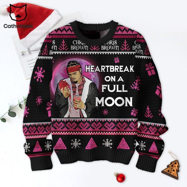 Heartbreak On A Full Moon Portrait Design 3D Sweater