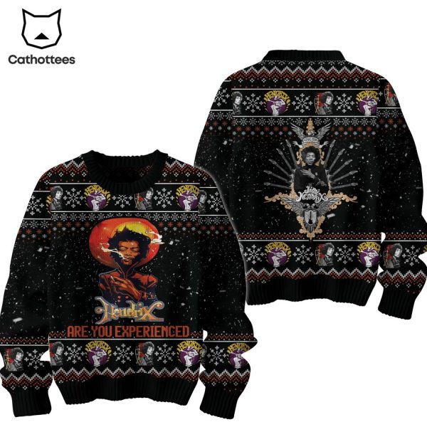 Hendrix Are you Experienced Black Design 3D Sweater