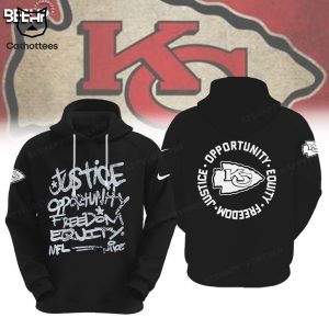 Kansas City Chiefs Justice Opportunity Equity Nike Logo Design 3D Hoodie