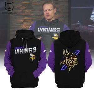 Kevin O’Connell Minnesota Vikings Nike Black Purple Design 3D Hoodie