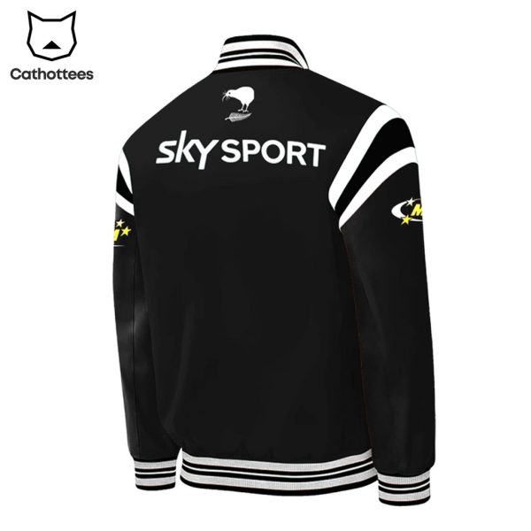 Kiwis NZRL New Zealand National Rugby League Black Design Baseball Jacket