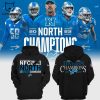 Limited Edition NFC North Champions 2023 – Detroit Lions Mascot Black Design 3D Hoodie Longpant Cap Set