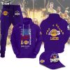 Los Angeles Lakers 2023 NBA In-Season Tournament Champions Yellow Nike Logo Design Hoodie Longpant Cap Set