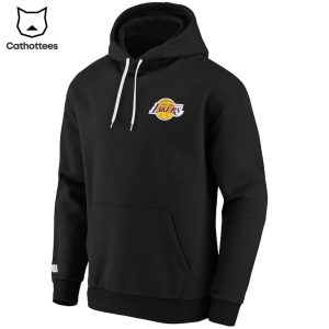 Los Angeles Lakers Black Logo Design 3D Hoodie