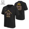 Los Angeles Lakers Champions 2023 Yellow Purple Design 3D T-Shirt