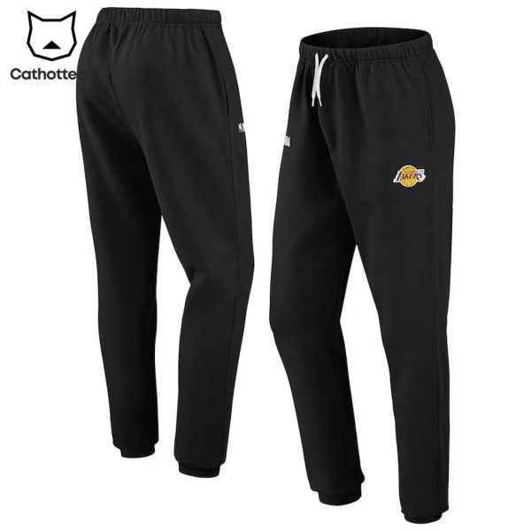 Los Angeles Lakers Black Nike Logo Design Hoodie Longpant Cap Set