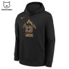 Los Angeles Lakers Black Logo Design 3D Hoodie