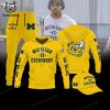 Michigan Vs Everybody Mascot White Design Hoodie Longpant Cap Set