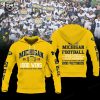Salute To Service For Veterans Day Michigan Wolverines Go Blue Design 3D Hoodie