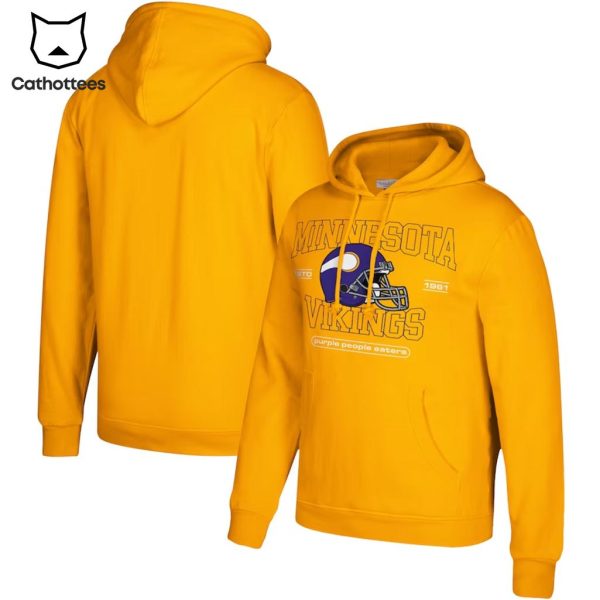 Minnesota Vikings 1961 Yellow Design 3D Hoodie