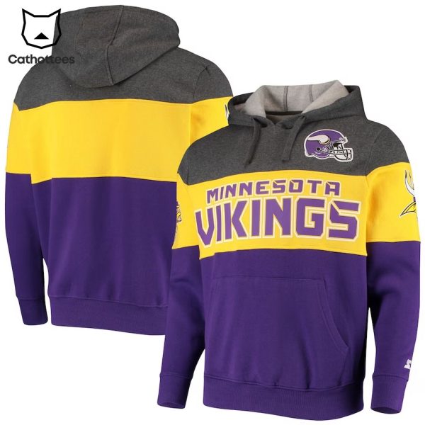 Minnesota Vikings Mix Corlor Design 3D Hoodie