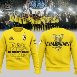 MLS Cup Champs 2023 Columbus Crew Adidas Logo Yellow Design 3D Sweater