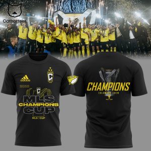 MLS Cup Champs Columbus Crew Black Design 3D T-Shirt