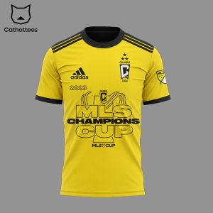 MLS Cup Champs Columbus Crew Yellow Design 3D T-Shirt