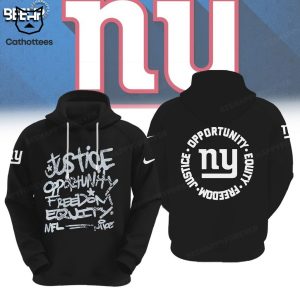 New York Giants Justice Opportunity Equity Nike Logo Design 3D Hoodie