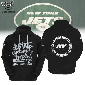 New York Jets Justice Opportunity Equity Nike Logo Design 3D Hoodie