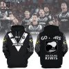 New Zealand National Rugby League Team Kiwis NZRL Black Design 3D Hoodie