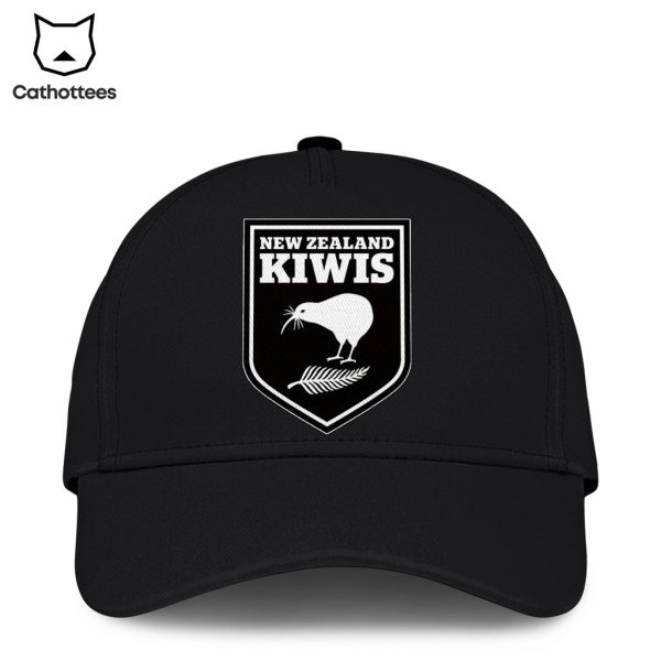 New Zealand National Rugby League Team Kiwis NZRL Black Design 3D Hoodie Longpant Cap Set