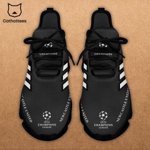 Newcastle United Black White Design Max Soul Shoes