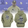 NFL Minnesota Vikings Nike Logo Black Design 3D Hoodie