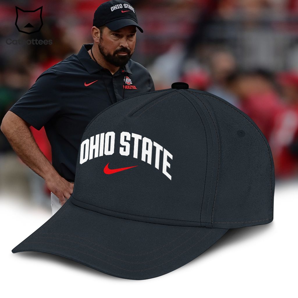 Ohio State Buckeyes Football Coach Ryan Day NCAA Nike Logo Gray Design 3D Hoodie Longpant Cap Set