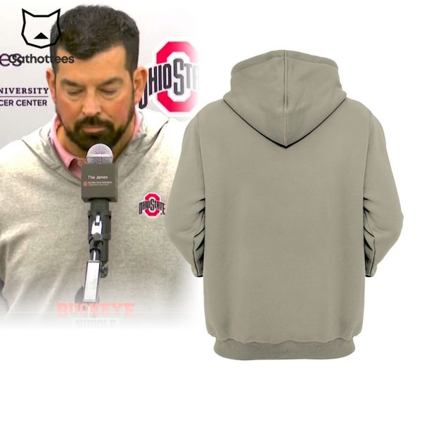 Ohio State Buckeyes Football Design 3D Hoodie