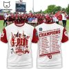 Oklahoma Sooners 2023 NCAA 2023 Red Design 3D T-Shirt