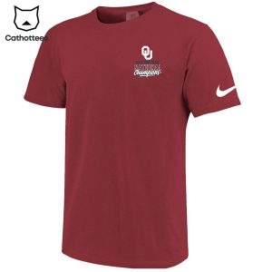 Oklahoma Sooners 2023 NCAA Softball Women’s College World Series Champions Red Nike Logo Design 3D T-Shirt