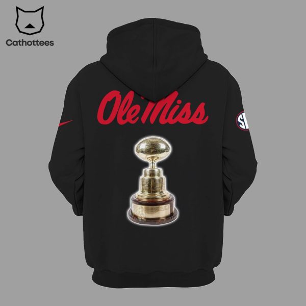 Ole Miss 2023 Rebels Egg Bowl 2023 Champions Black Nike Logo Design 3D Hoodie