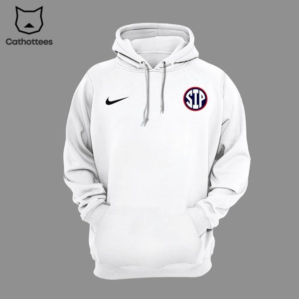 Ole Miss Rebels Football Champions NCAA We Run Nike Logo White Design 3D Hoodie