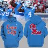 Ole Miss Rebels Football Come to the Sip Black Nike Logo Design 3D Hoodie