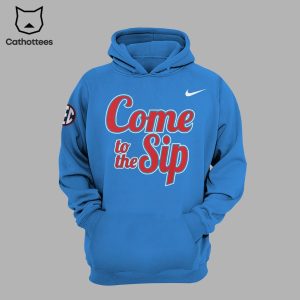 Ole Miss Rebels Football Come to the Sip Blue Nike Design 3D Hoodie