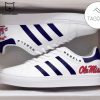 Ole Miss Rebels Whit Red Trim Design Stan Smith