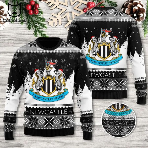 Personalized Newcastle United 3D Ugly Logo Design 3D Sweater