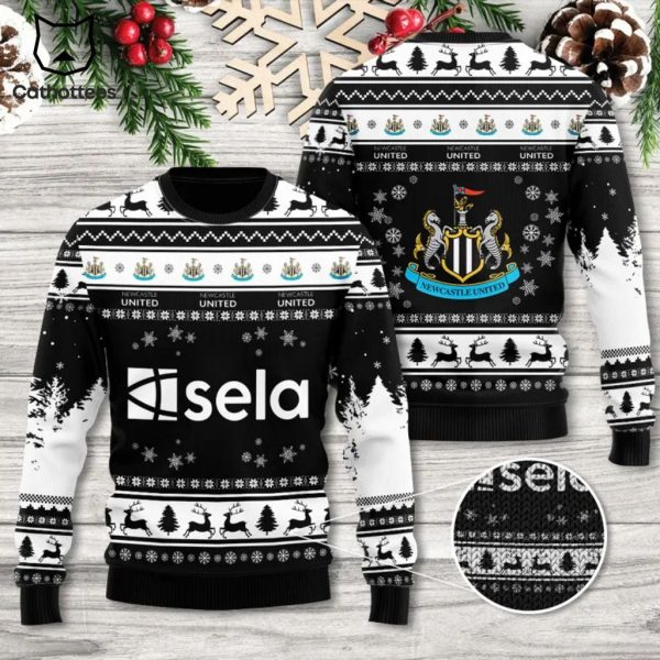 Personalized Newcastle United Sela Black Design 3D Sweater