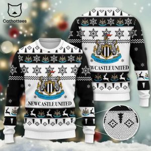 Personalized Newcastle United White Design 3D Sweater