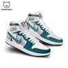 Personalized Philadelphia Eagle NFL Mascot Green White Design Air Jordan 1 High Top