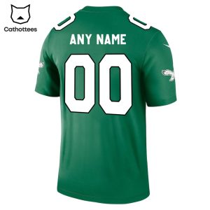 Personalized Philadelphia Eagles NFL Green Nike Logo Design Baseball Jersey