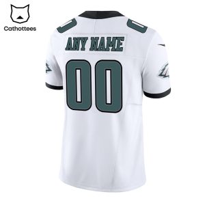 Personalized Philadelphia Eagles NFL White Nike Logo Design Baseball Jersey