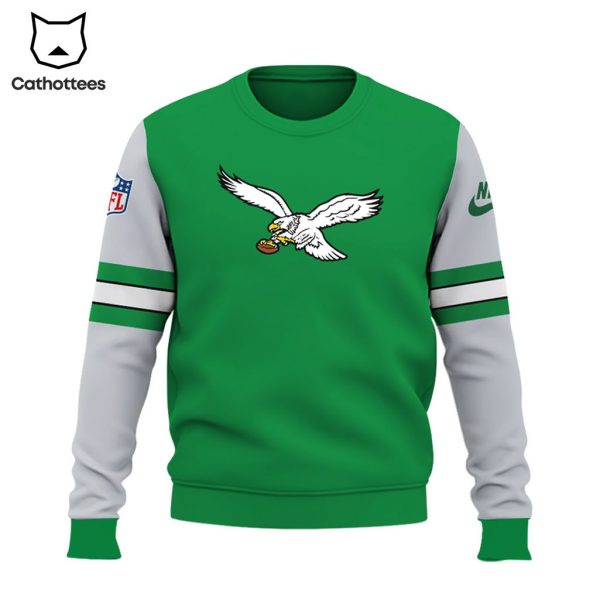 Philadelphia Eagles 1933 Football Green Nike Logo NFL Design 3D Sweater