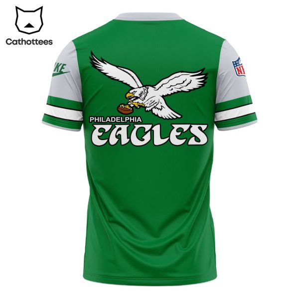 Philadelphia Eagles 1933 Football Green Nike Logo NFL Design 3D T-Shirt