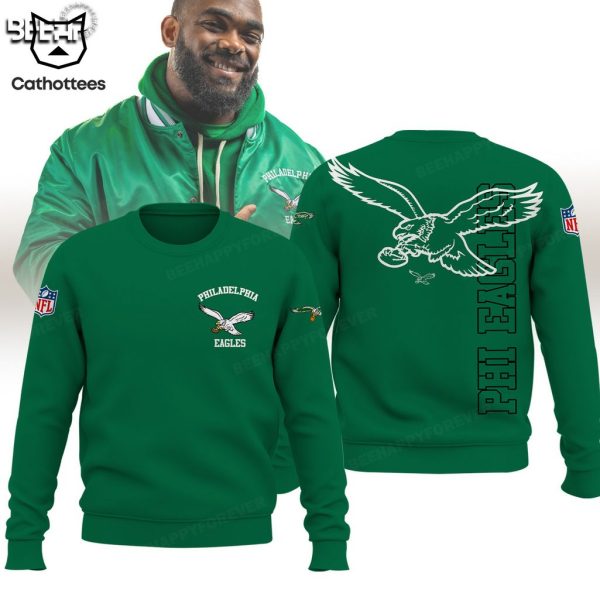 Philadelphia Eagles Kelly NFl Logo Green Design 3D Hoodie
