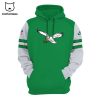 Philadelphia Eagles 1933 Football Green NFL Design 3D Hoodie