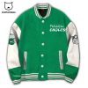 Philadelphia Eagles  NFL Green White Mascot Design Baseball Jacket