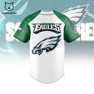 Philadelphia Eagles NFL Nike Logo Design Baseball Jersey